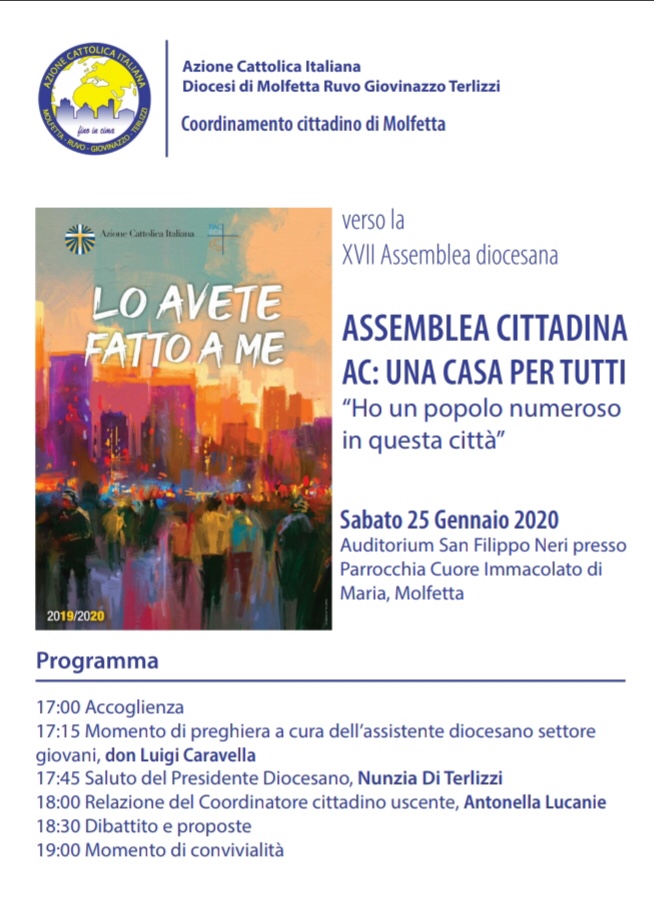 AC Diocesi Molfetta – Relazione di fine triennio della coordinatrice di ...